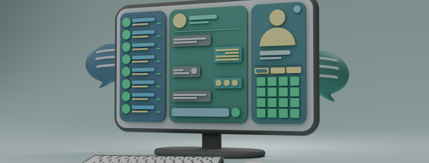 Conseiller ProContact utilisant un CRM intelligent en relation client